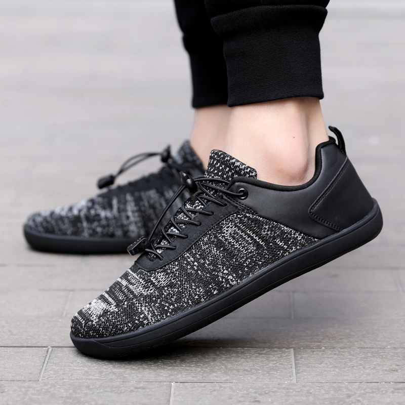 Zees Cross-border Couple Wide Toe Elastic Shoelaces Outdoor Casual Men Summer Breathable Sports Shoes Women Barefoot_voghion.com