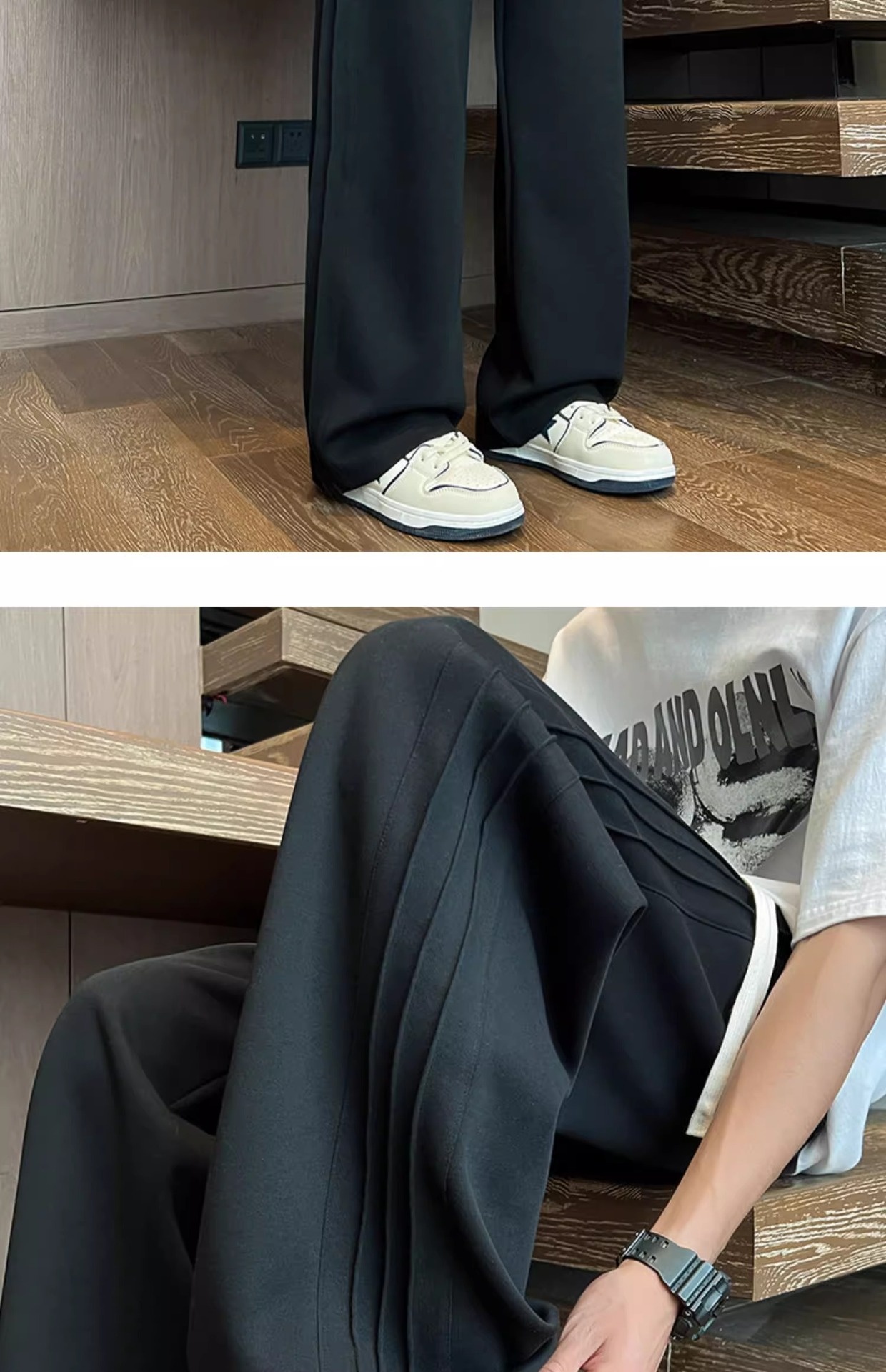 boy Plu Size Pure Cotton Gray Sweatpant Men Summer Thin Straight American Style Trendy Looe Men' Sport Caual Long_voghion.com