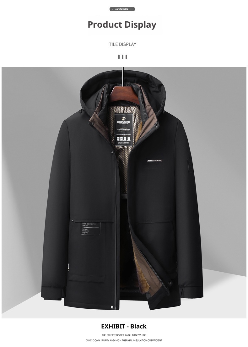 Giacca invernale da uomo di mezza età, stile nuovo, 50-60 anni, con fodera interna staccabile, in piumino spesso, foderato in pile, cappotto da papà_voghion.com