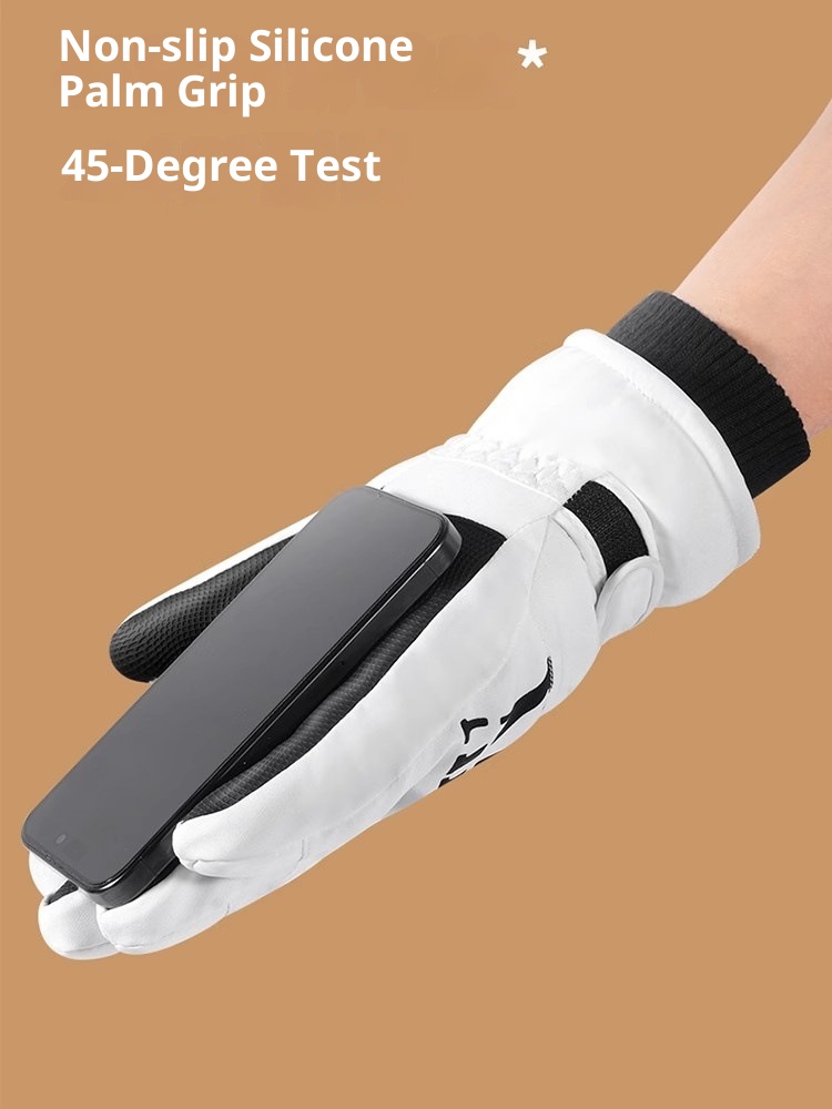 Guanti da sci per bici elettrica, caldi, invernali, spessi, impermeabili, antivento, a prova di freddo, per bambini, autunno_voghion.com