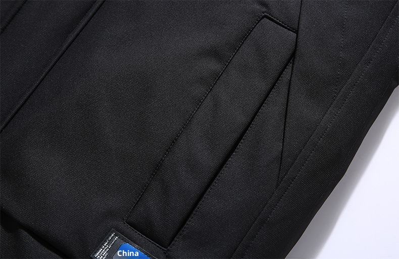 boy 2024 Mid-Length Snow Flying Same Style Men's Down Jacket Made In China Thickened Youth Winter Coat With Fur Collar_voghion.com