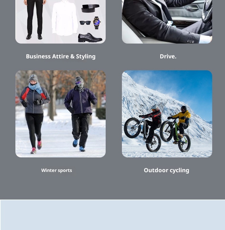 Guanti da uomo invernali in pelle, antivento, foderati in pile, spessi, per ciclismo, guida, caldi, impermeabili, antiscivolo_voghion.com