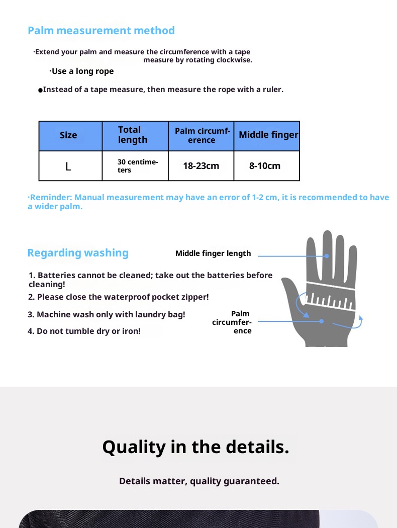 boy Boy Boy Heated Gloves For Skiing Men's Cycling Thickened Warm Windproof Cold-Proof Touchscreen Outdoor Winter_voghion.com