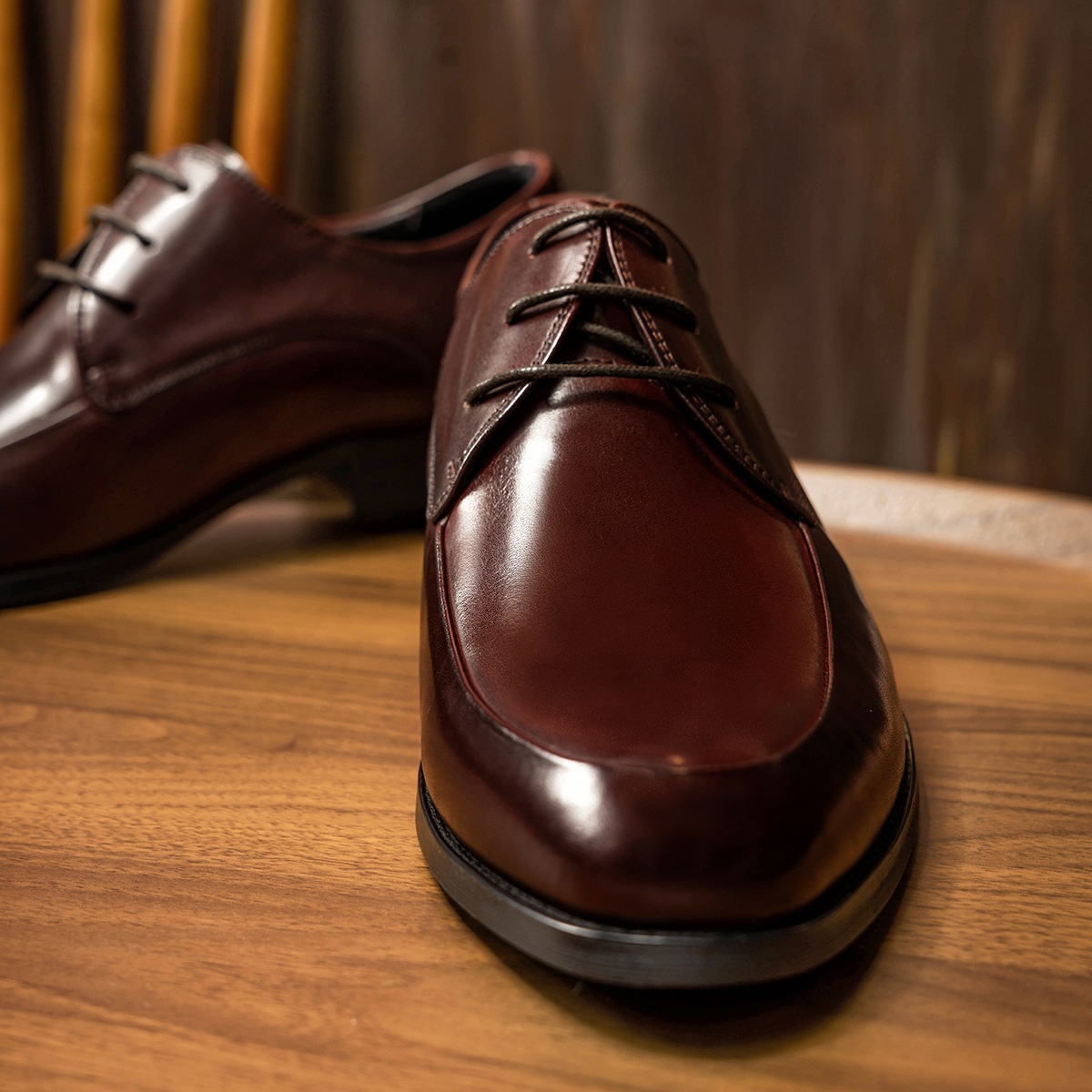 Scarpe da sposa da uomo Voyage Business Formale Derby in pelle con lacci a punta in vacchetta, stile coreano alla moda_voghion.com