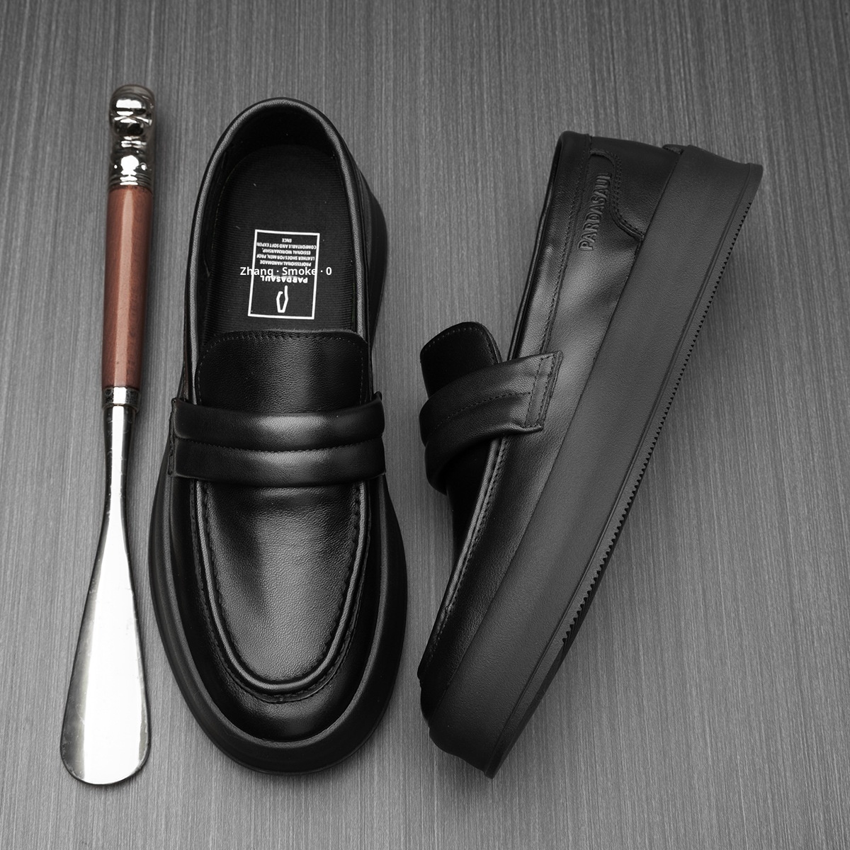 WalkPrime WalkPrime European Style Loafers For Men Summer New Slip-On Driving Genuine Men's Trendy Moccasins Thick Sole Leather Shoes_voghion.com