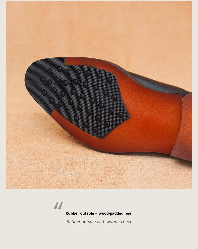 Voyage Dreigelenk-Oxford-Schnürschuhe aus echtem britischem Leder für Herren_voghion.com