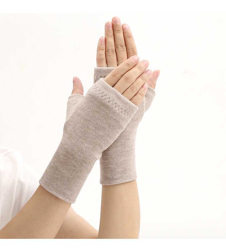 ragazzo Ragazzo Ragazzo Vendita diretta Guanti in pile di lana per donna Inverno Caldo Senza dita Mezze dita Uomini Studenti Scrittura Coppie Protezione dal freddo_voghion.com