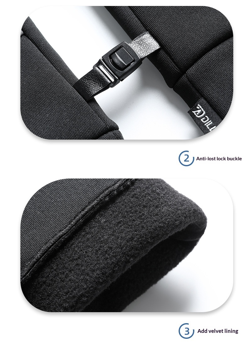 boy Herren Winter Outdoor Sport Touchscreen Handschuhe Damen Laufen Radfahren Wandern Warmes Fleece Wasserdicht Rutschfest Y-15_voghion.com