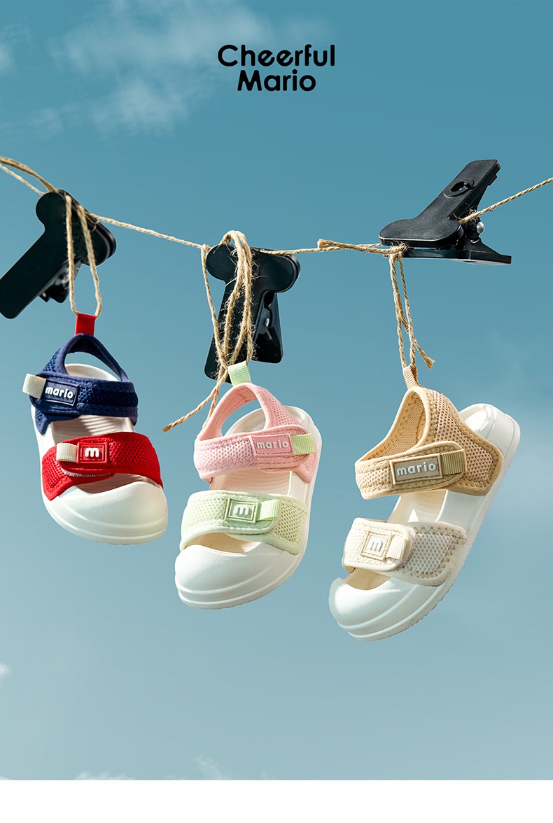 Happy Mary Children's Girls 2025 New Summer Baby Toddler Shoes Boys Closed-Toe Beach Sandals For Outdoor Wear_voghion.com