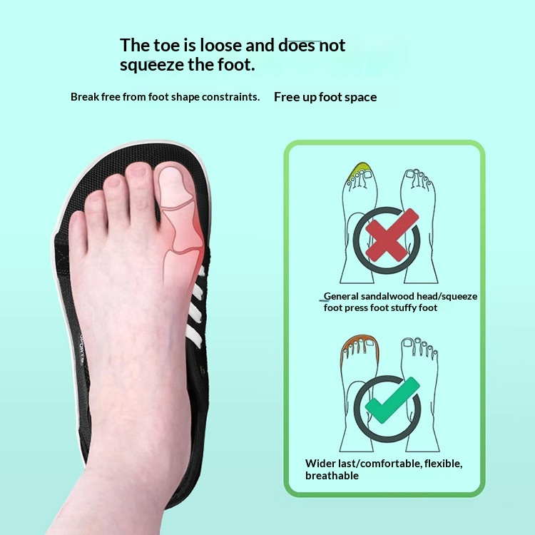 Zees Herren Barfußschuhe mit breiter Leiste, große Größen, flache Null-Sprengung, Sport- und Indoor-Fitnessschuhe_voghion.com