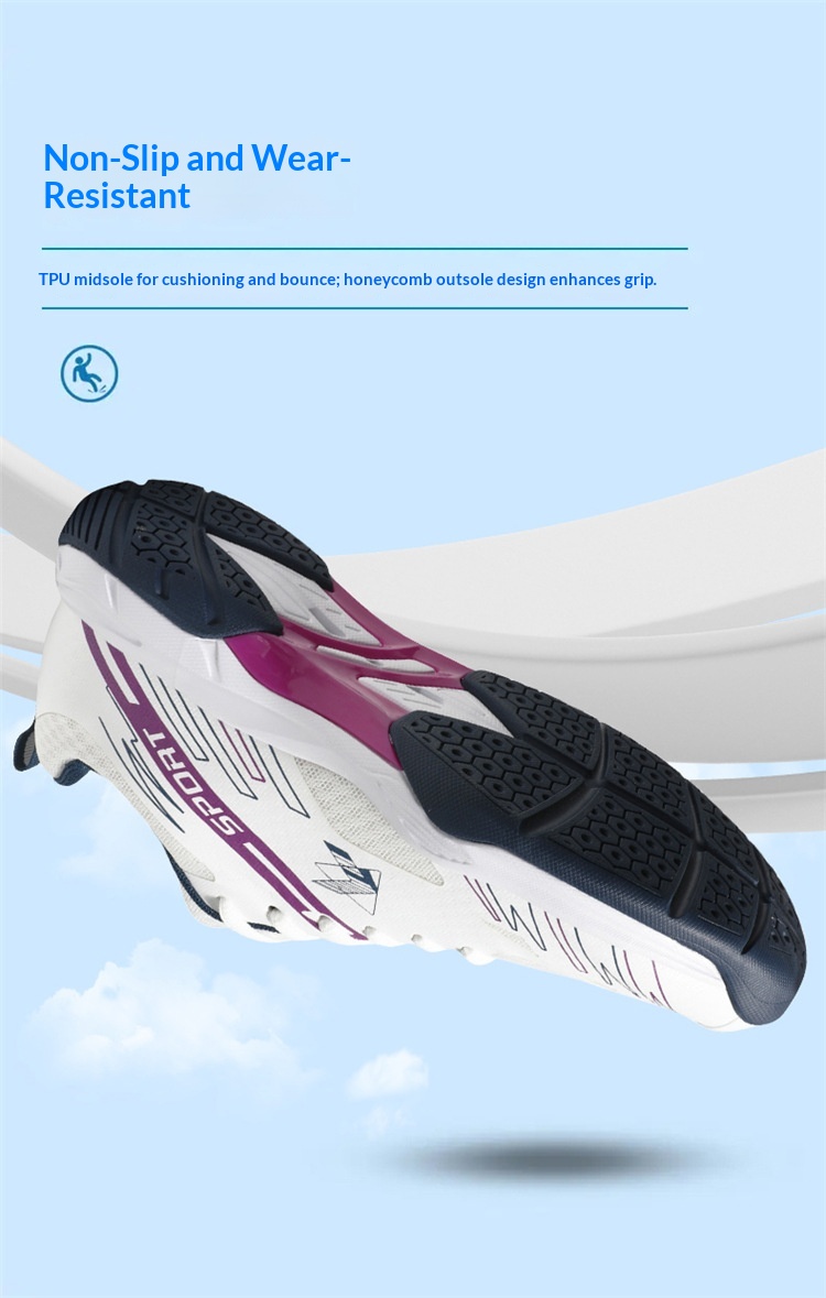 Chaussures de badminton de compétition Zees pour hommes et femmes, antidérapantes, pour l'entraînement et le tennis de table._voghion.com
