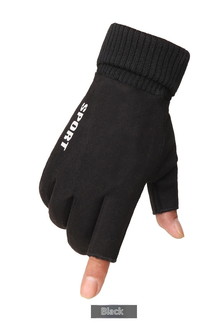 boy Boy Boy Warm Men Winter Suede Windproof Cold-Proof Touchscreen Fleece-Lined Thick Cycling Gloves For Women In Stock Cute_voghion.com