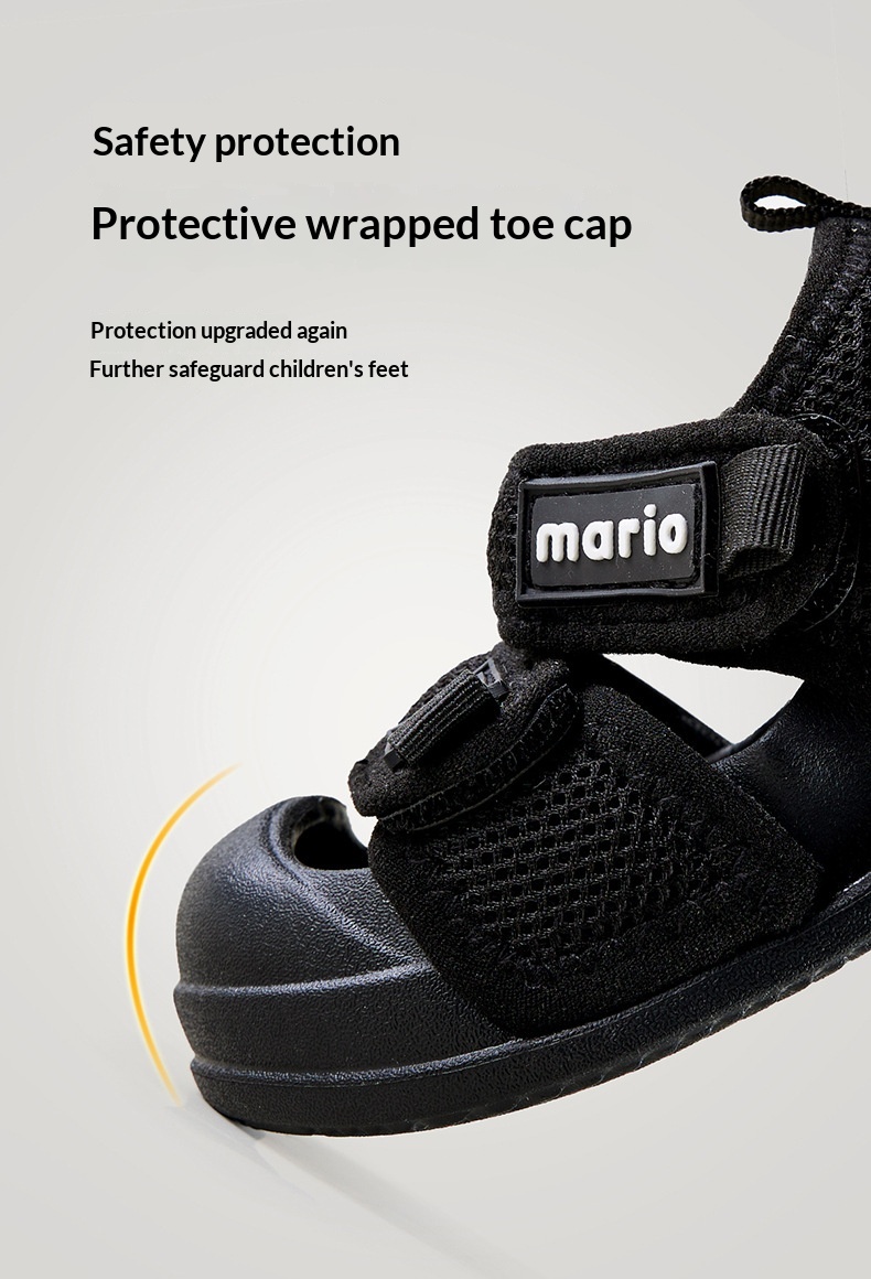 Happy Mary Children's Girls 2025 New Summer Baby Toddler Shoes Boys Closed-Toe Beach Sandals For Outdoor Wear_voghion.com