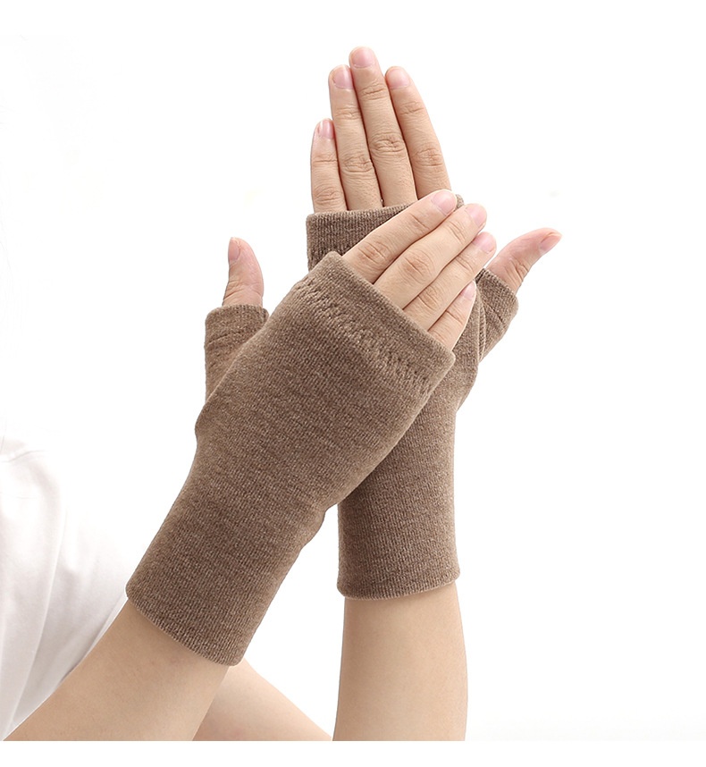 ragazzo Ragazzo Ragazzo Vendita diretta Guanti in pile di lana per donna Inverno Caldo Senza dita Mezze dita Uomini Studenti Scrittura Coppie Protezione dal freddo_voghion.com