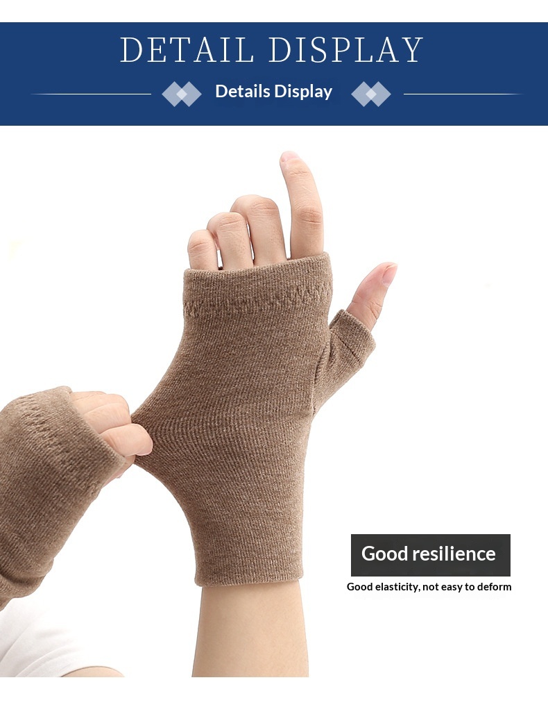 ragazzo Ragazzo Ragazzo Vendita diretta Guanti in pile di lana per donna Inverno Caldo Senza dita Mezze dita Uomini Studenti Scrittura Coppie Protezione dal freddo_voghion.com