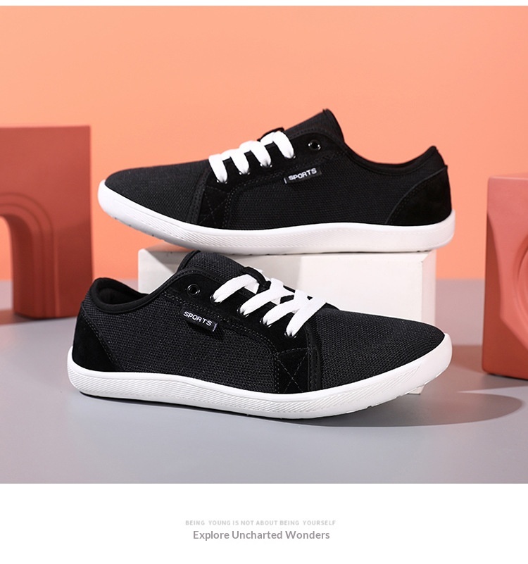 Zees Herren Barfußschuhe mit breiter Leiste, große Größen, flache Null-Sprengung, Sport- und Indoor-Fitnessschuhe_voghion.com