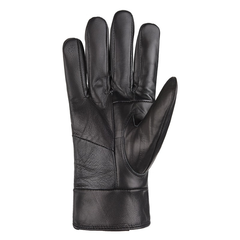 boy Boy Boy Sheepskin Men And Women Winter Fleece Lined Thickened Warm Leather Gloves For Riding Driving Motorcycle Thin Cold-Proof_voghion.com