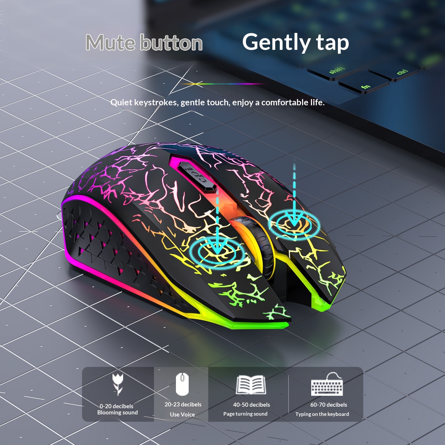 Digitex Digitex Wirlss Mous Charging Modl Silnt Blutooth 2.4g Offic Luminous Gaming E-sports Laptop Accssoris In Stock_voghion.com