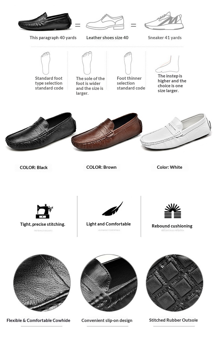 Voyage Voyage 2024 New Fashion British Style Men's Loafers Trendy Lightweight Casual Leather Versatile Slip-On Shoes_voghion.com