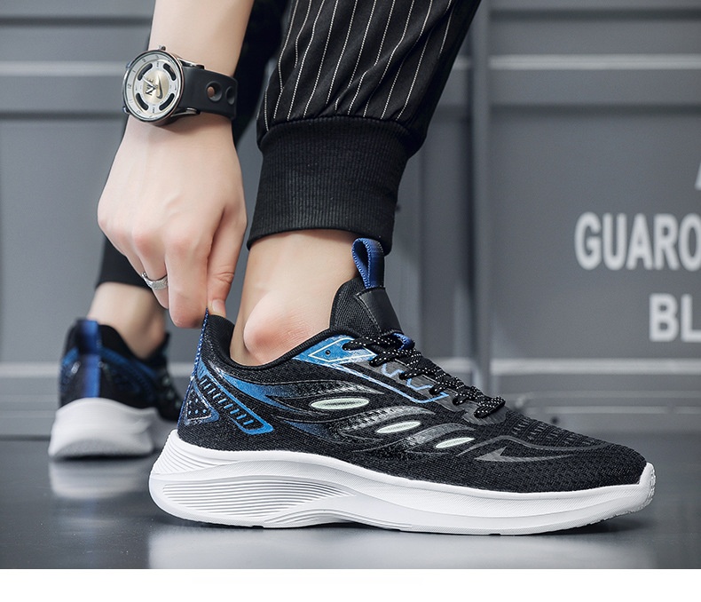 Zees Otoño Invierno Talla Grande 50 Running Deportes Hombres Comercio Exterior Rebote Fitness Absorción de Impactos Zapatos Casuales Jinjiang_voghion.com