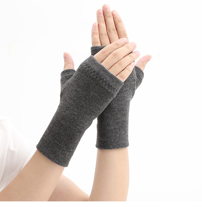 ragazzo Ragazzo Ragazzo Vendita diretta Guanti in pile di lana per donna Inverno Caldo Senza dita Mezze dita Uomini Studenti Scrittura Coppie Protezione dal freddo_voghion.com