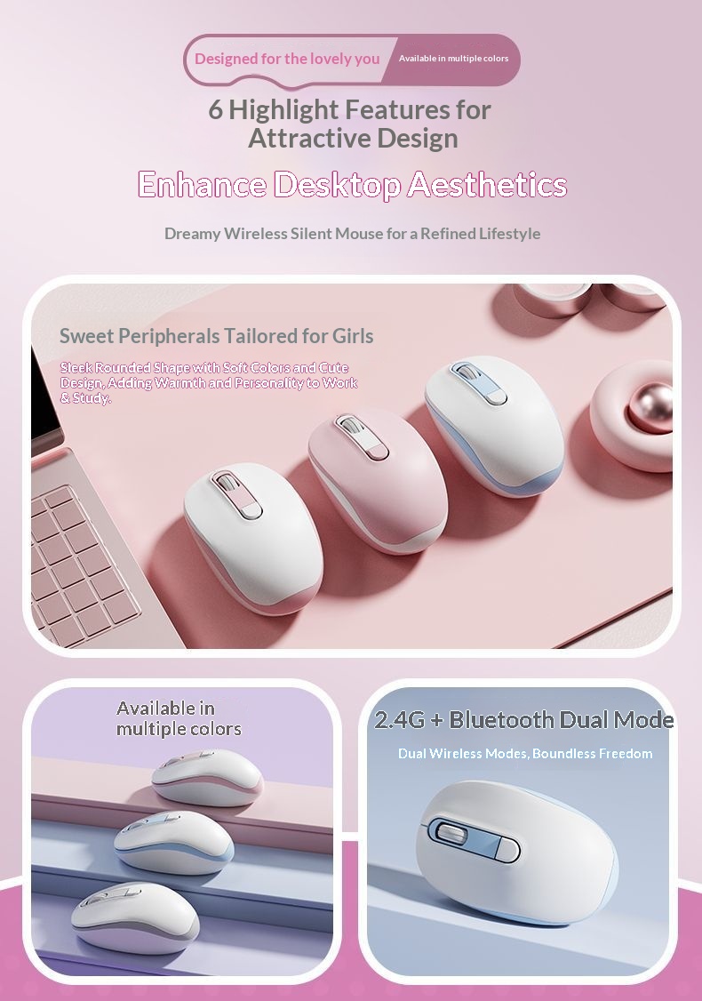 Digitex Digitex Mouse cablato silenzioso durevole da ufficio per giochi desktop universale per laptop compatibile con Lenovo ASUS Xiaomi_voghion.com