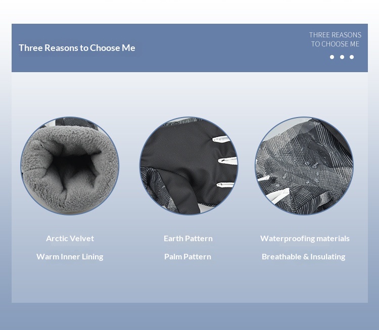 ragazzo Ragazzo Ragazzo Anlorr Inverno Nuovo Foderato in Pile Sci Alpinismo Ciclismo Antivento Resistente al Freddo Impermeabile Caldo Guanti Unisex_voghion.com