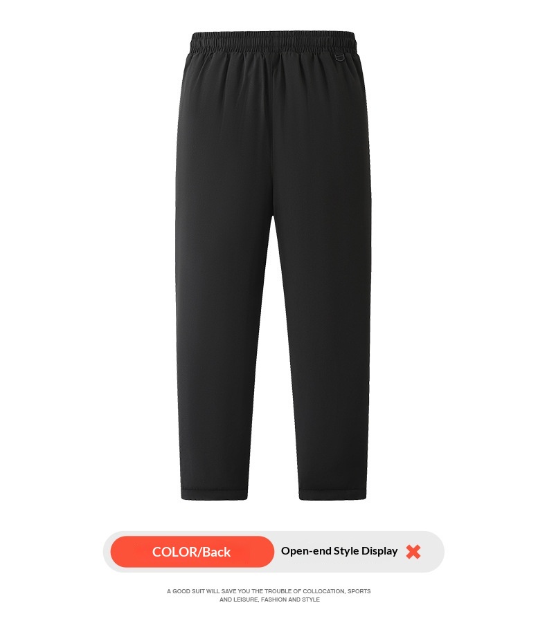 Pantaloni da jogging sportivi lunghi da uomo, spessi e caldi, foderati in pile, nuovi, autunnali e invernali, in cotone_voghion.com