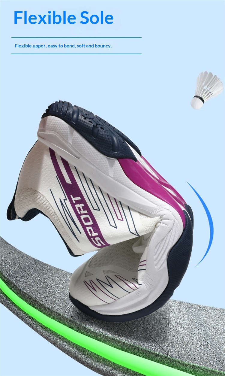 Chaussures de badminton de compétition Zees pour hommes et femmes, antidérapantes, pour l'entraînement et le tennis de table._voghion.com