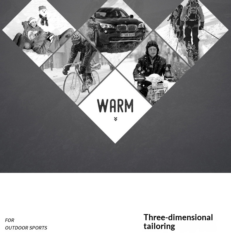 boy Boy Boy Warm Women's New Fleece-Lined Winter Water-Resistant Windproof Non-Slip Touchscreen Outdoor Sports Cycling Gloves_voghion.com