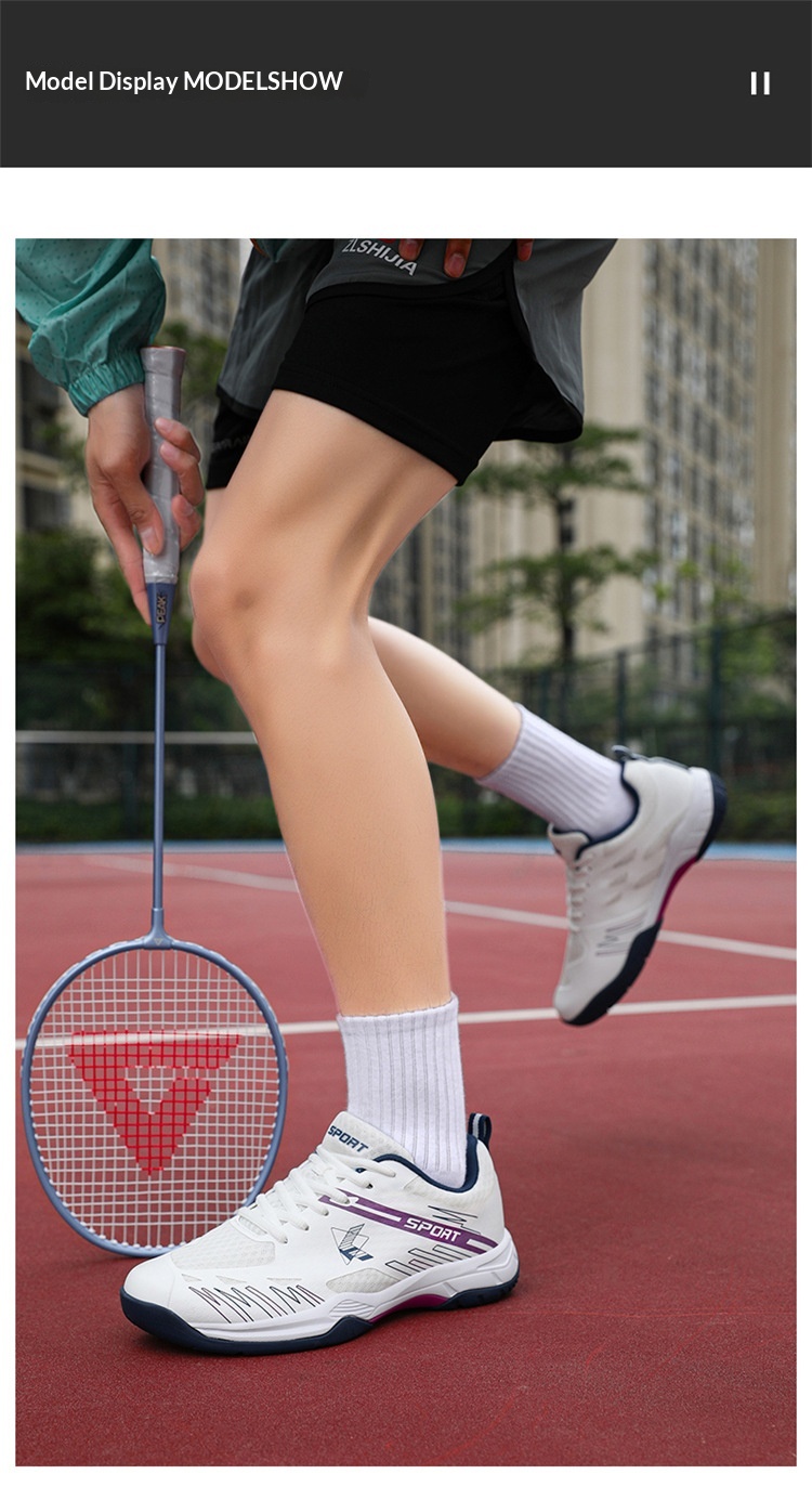 Chaussures de badminton de compétition Zees pour hommes et femmes, antidérapantes, pour l'entraînement et le tennis de table._voghion.com