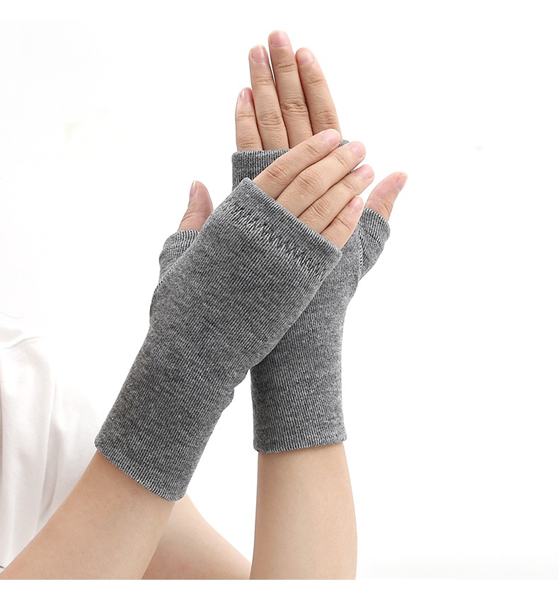 ragazzo Ragazzo Ragazzo Vendita diretta Guanti in pile di lana per donna Inverno Caldo Senza dita Mezze dita Uomini Studenti Scrittura Coppie Protezione dal freddo_voghion.com