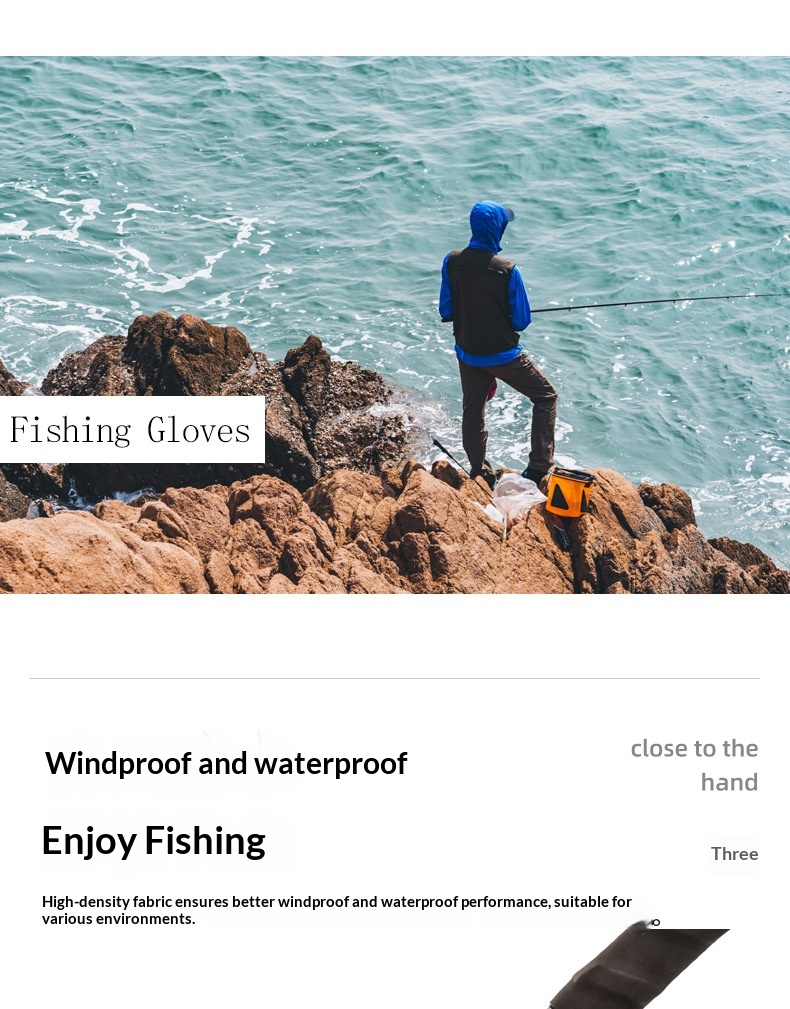 ragazzo Ragazzo Ragazzo 8920 Guanti da pesca a tre dita per uomo, invernali, caldi, antivento, antifreddo, impermeabili, con esche e mezze dita_voghion.com