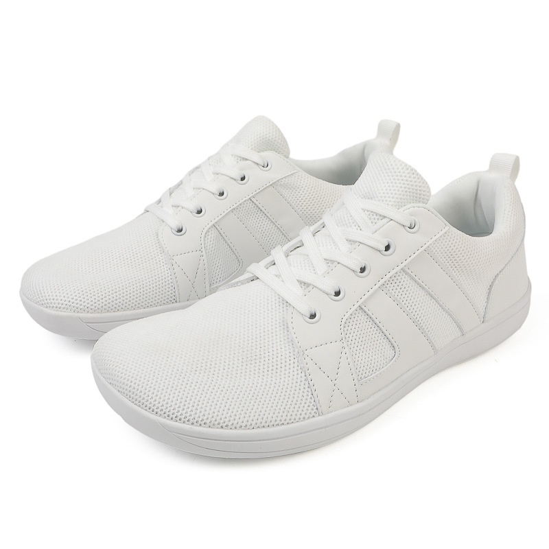 Zees Wide Toe Spring New Men And Women Comfortable Walking Breathable Soft Sole Couple Fly Knit Flat Foot Casual Sports Shoes_voghion.com