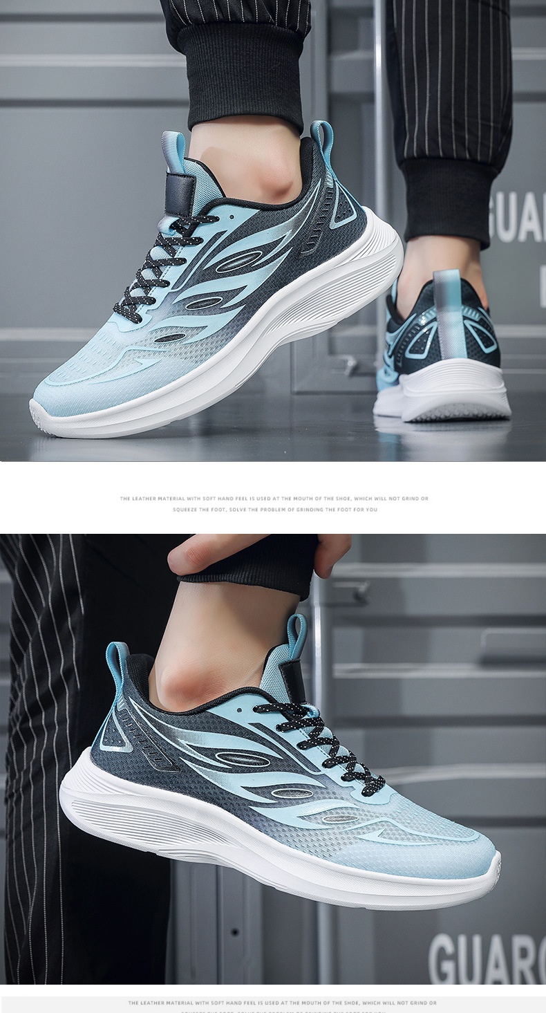 Zees Otoño Invierno Talla Grande 50 Running Deportes Hombres Comercio Exterior Rebote Fitness Absorción de Impactos Zapatos Casuales Jinjiang_voghion.com