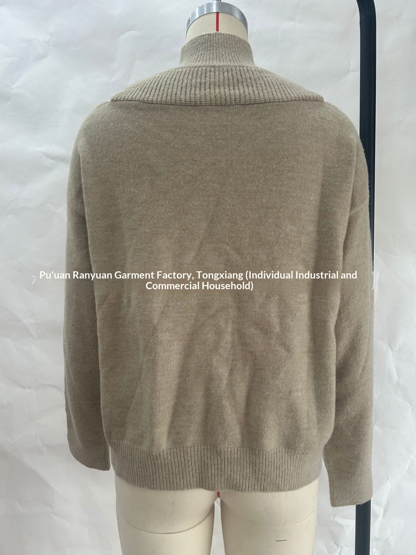 ChicShe ChicShe Autumn Winter Cross-Border European And American Women's Knitted Export Off-Shoulder Half Turtleneck Solid Color_voghion.com