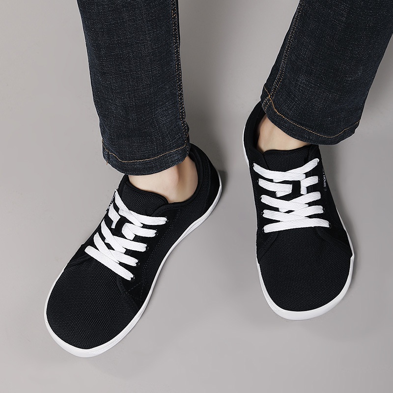 Zees Herren Barfußschuhe mit breiter Leiste, große Größen, flache Null-Sprengung, Sport- und Indoor-Fitnessschuhe_voghion.com