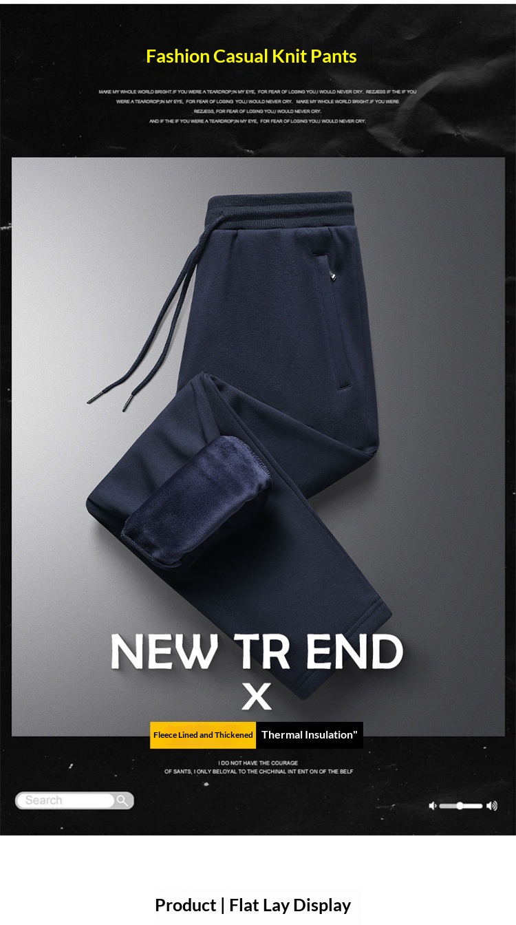 Pantaloni sportivi casual da uomo in puro cotone, nuovi pantaloni della tuta larghi e dritti, taglie forti, primavera e autunno 2025_voghion.com