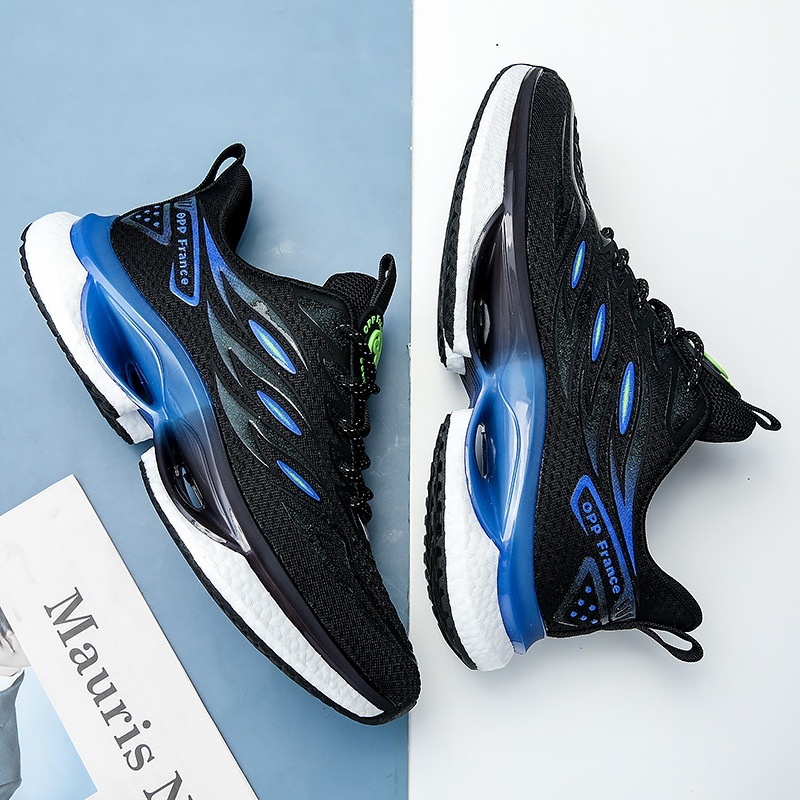 Zees Summer Sneakers 2023 New Breathable Ice Silk Mesh Running Popcorn Men's Fashion Versatile Couple Casual Shoes_voghion.com