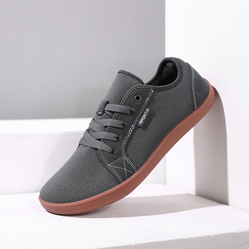 Zees Herren Barfußschuhe mit breiter Leiste, große Größen, flache Null-Sprengung, Sport- und Indoor-Fitnessschuhe_voghion.com