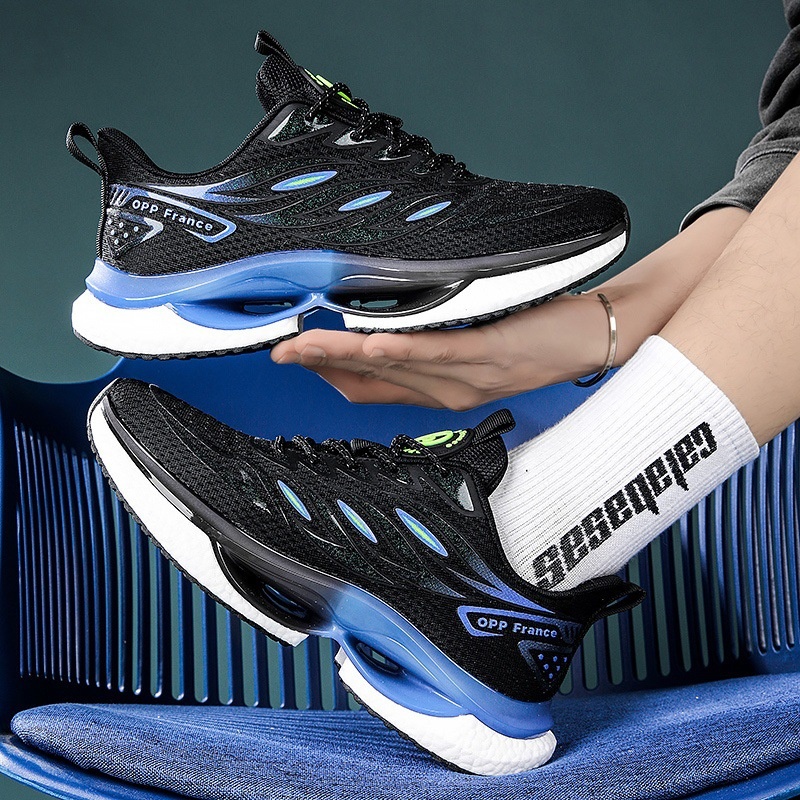 Zees Summer Sneakers 2023 New Breathable Ice Silk Mesh Running Popcorn Men's Fashion Versatile Couple Casual Shoes_voghion.com