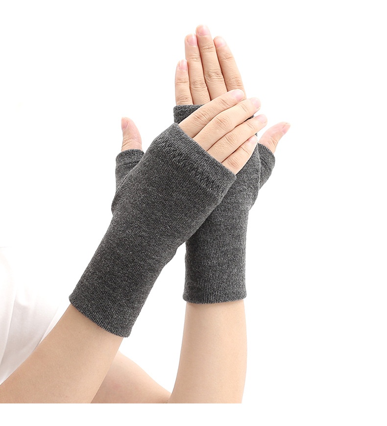 ragazzo Ragazzo Ragazzo Vendita diretta Guanti in pile di lana per donna Inverno Caldo Senza dita Mezze dita Uomini Studenti Scrittura Coppie Protezione dal freddo_voghion.com