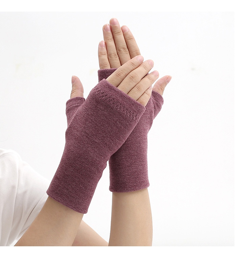 ragazzo Ragazzo Ragazzo Vendita diretta Guanti in pile di lana per donna Inverno Caldo Senza dita Mezze dita Uomini Studenti Scrittura Coppie Protezione dal freddo_voghion.com