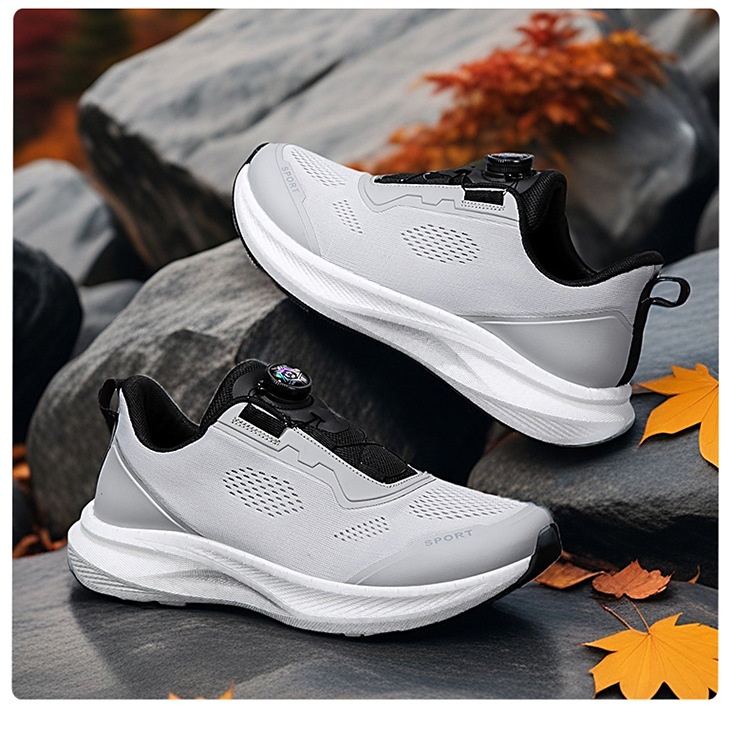 Zees 2025 Neue schwarze Herren-Zehenkappen-Sneaker, Schuhe mit breitem Leisten, weiche Sohle für Herren_voghion.com