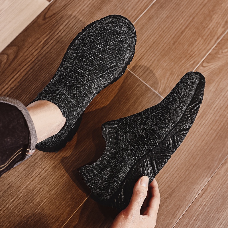 Zees Calzini sportivi da uomo, casual, da jogging, con suola in popcorn, ultraleggeri e morbidi_voghion.com