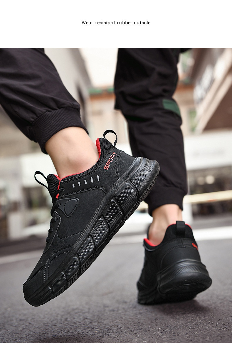 Zees Cross-Border Plus Herrenschuhe Frühjahr 2023, neue Lederschuhe mit weicher Sohle, Größe 48 (extra weit), ideal für Freizeit, Sport und Reisen._voghion.com