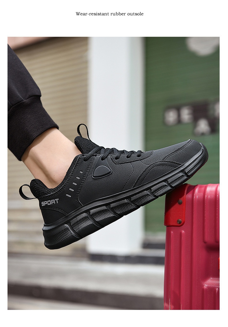 Zees Cross-Border Plus Herrenschuhe Frühjahr 2023, neue Lederschuhe mit weicher Sohle, Größe 48 (extra weit), ideal für Freizeit, Sport und Reisen._voghion.com