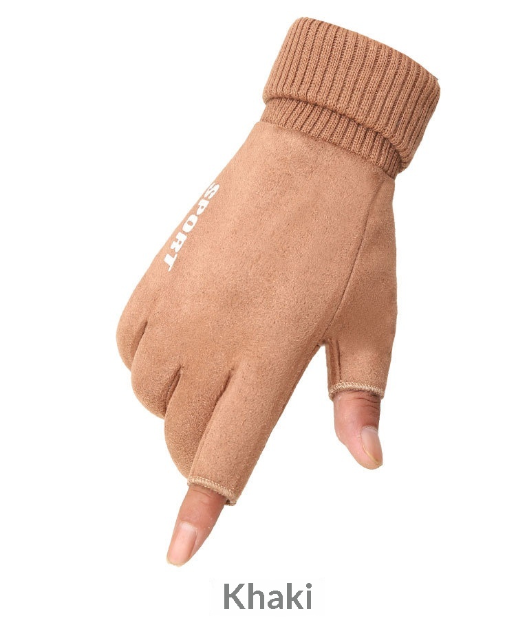 boy Boy Boy Warm Men Winter Suede Windproof Cold-Proof Touchscreen Fleece-Lined Thick Cycling Gloves For Women In Stock Cute_voghion.com