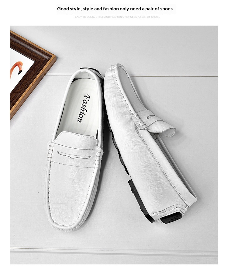 Voyage Voyage 2024 New Fashion British Style Men's Loafers Trendy Lightweight Casual Leather Versatile Slip-On Shoes_voghion.com