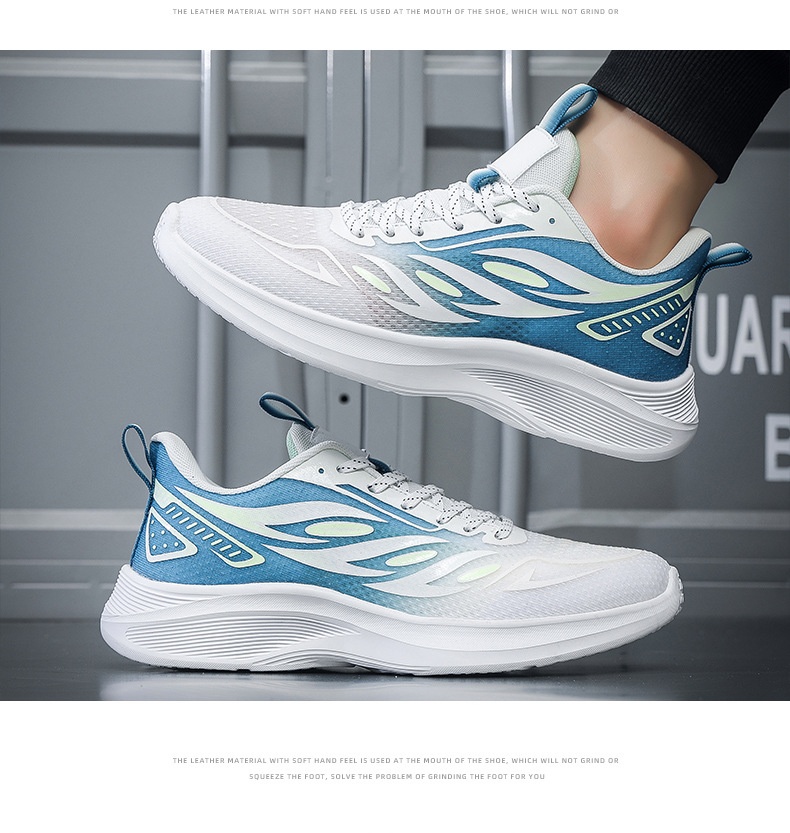 Zees Otoño Invierno Talla Grande 50 Running Deportes Hombres Comercio Exterior Rebote Fitness Absorción de Impactos Zapatos Casuales Jinjiang_voghion.com